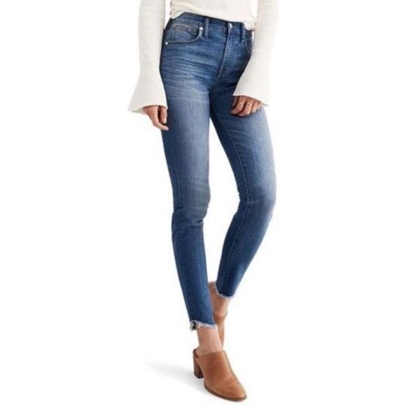 Madewell Denim - Madewell 10” High Rise Tulip Hem Skinny Jeans